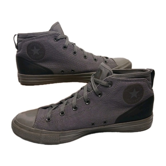 Converse All Star Syde Street High Top Sneaker 155491C Grey/Black Mens 11 #1557 - Picture 2 of 11